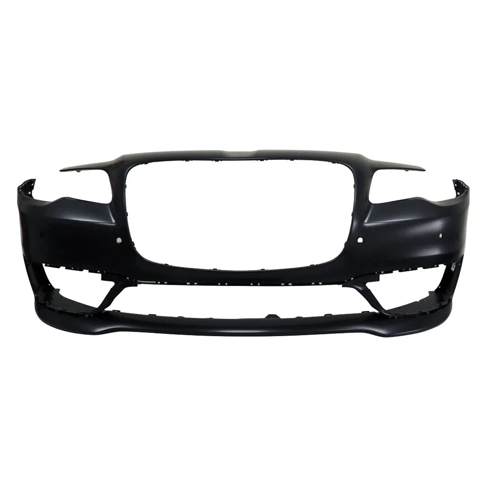 Bumper Cover Front w/Appearance Pkg w/Parking Sensors Type 1 6 Sensor Holes Primed CAPA for Chrysler 300 S 2017–2023