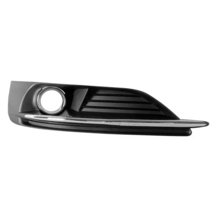 Bumper Insert Front Right Outer Grille w/Fog Lamps Chrome/Black for Chrysler 200 2011–2014