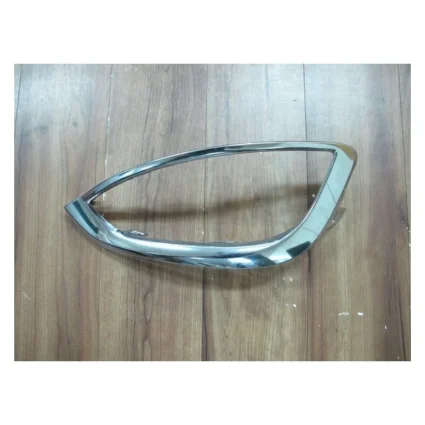 Bumper Cover Molding Front Left Fog Lamp Opening Trim w/Fog Lamps Chrome for Chrysler Pacifica 2017–2020