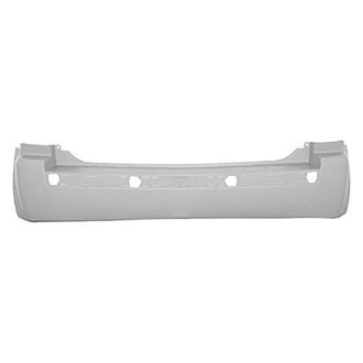 Bumper Cover Rear w/Chrome Strip w/o Hitch Primed for Jeep Grand Cherokee Limited S Limited 2005–2010