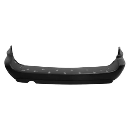 Bumper Cover Rear w/o Chrome Molding w/Stow/Go w/o Backup Sensor w/o Black for Dodge Grand Caravan 2005–2007