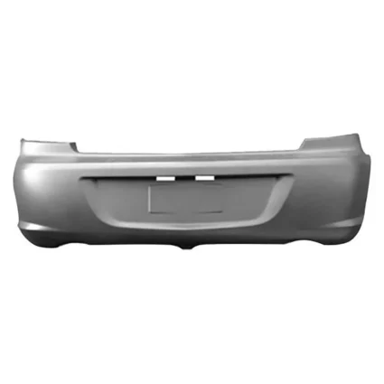 Bumper Cover Rear Dual Exhaust w/o Tow Hook Primed CAPA for Chrysler Sebring Sedan 2007–2010