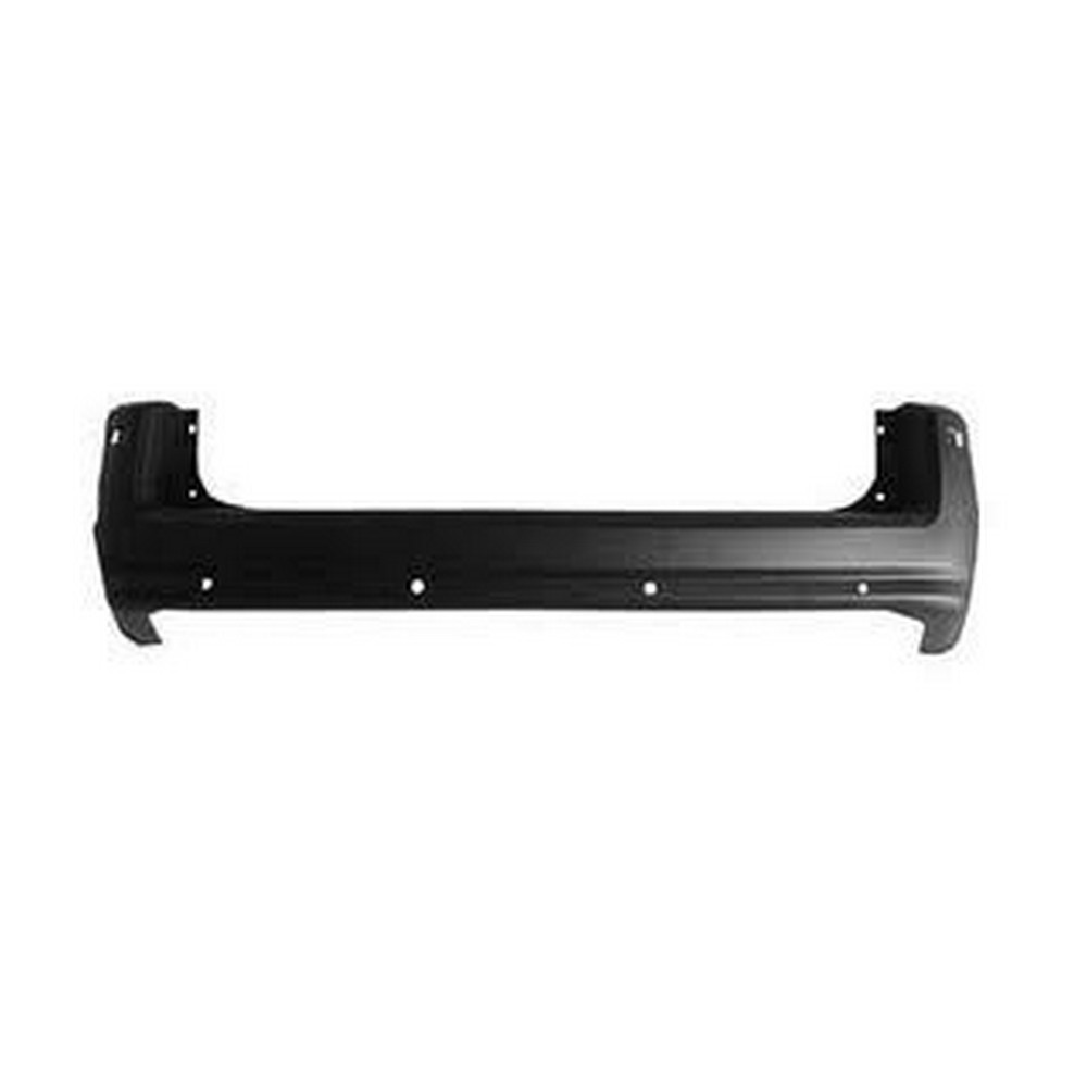 Bumper Cover Rear w/Parking Sensor w/Chrome Insert Primed for Chrysler Town & Country 2008–2010