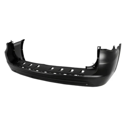 Bumper Cover Rear w/Blind Spot Sensor Primed CAPA for Chrysler Town & Country 2011–2016