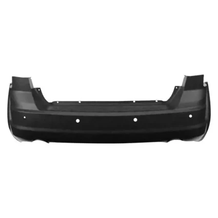 Bumper Cover Rear w/o Fascia 1 Pcs w/Parking Sensor Dual Exhaust Primed for Dodge Journey 2011–2020