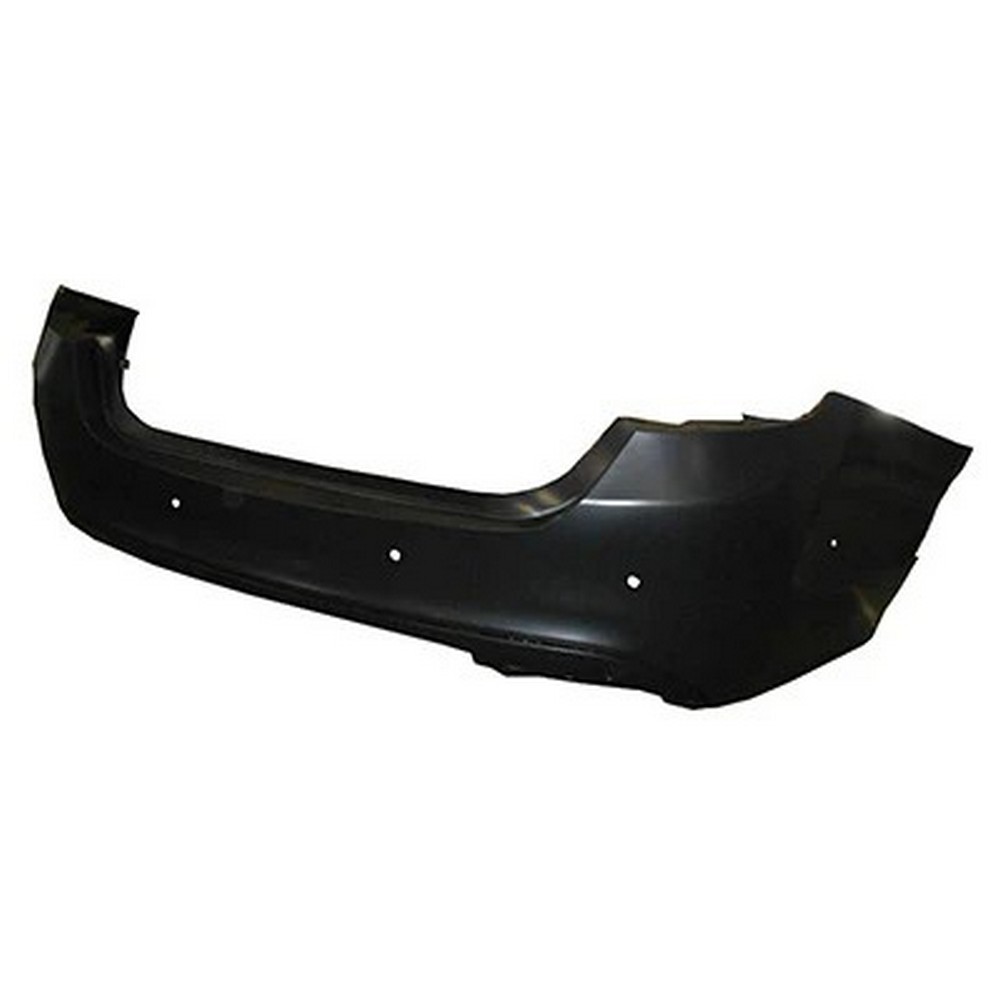 Bumper Cover Rear Dual Exhaust w/Park Assist Primed CAPA for Chrysler 200 2015–2017