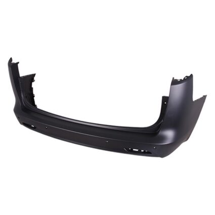 Bumper Cover Rear 1 Pcs Cover w/o Parallel Park Assist w/Park Assist Primed for Chrysler Pacifica Voyager Grand Caravan