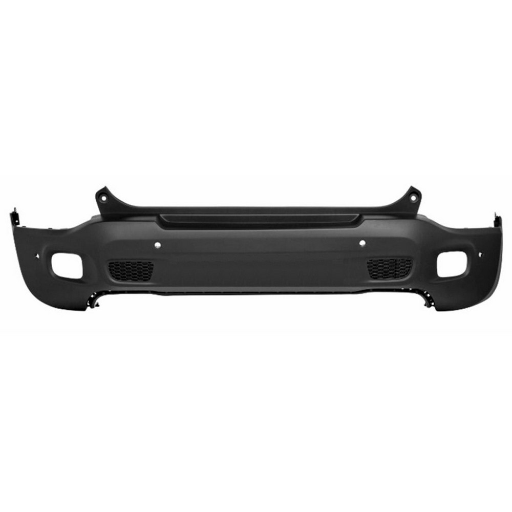Bumper Cover Rear w/o BLIS w/Parking Sensor Textured for Jeep Renegade Limited Latitude North 2015–2018
