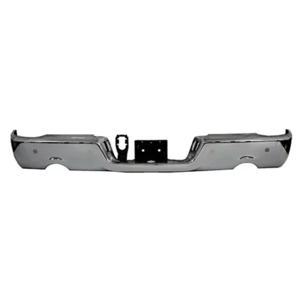 Bumper Face Bar Rear w/Dual Exhaust w/Parking Sensor Chrome for Dodge Ram 1500 Ram 1500 1500 Classic