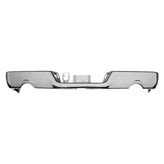 Bumper Face Bar Rear w/Dual Exhaust w/o Parking Sensor Primed for Dodge Ram 1500 Ram 1500 1500 Classic