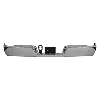 Bumper Face Bar Rear w/o Dual Exhaust w/Parking Sensor Chrome for Dodge Ram 2500 Ram 3500 Ram 1500 Ram 1500 2500 3500 1500 Classic