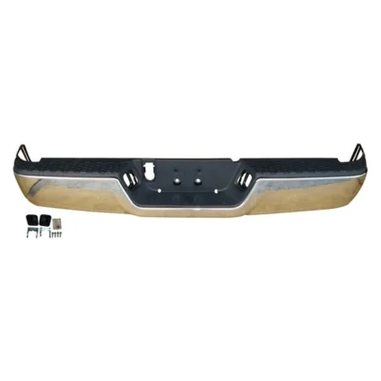 Bumper Assembly Rear w/o Parking Sensor w/o Park Sensor w/o Dual Exhaust w/Licence Lamps Chrome for Dodge Ram 2500 Ram 3500 Ram 1500 Ram 1500 2500 3500 1500 Classic