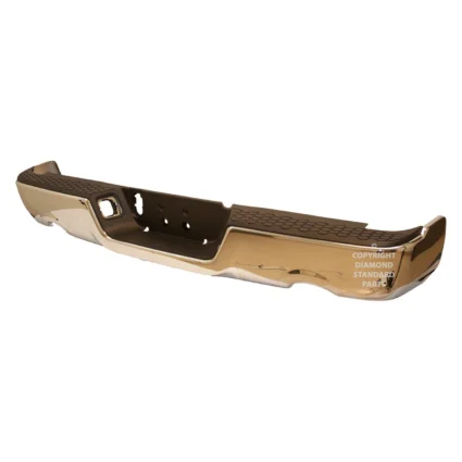 Bumper Assembly Rear w/Dual Exhaust w/o Parking Sensor w/Licence Lamps Chrome for Dodge Ram 1500 Ram 1500 1500 Classic
