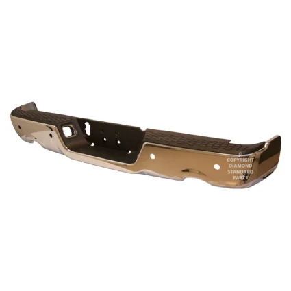 Bumper Assembly Rear w/Dual Exhaust w/Parking Sensor w/Licence Lamps Chrome for Dodge Ram 1500 Ram 1500 1500 Classic