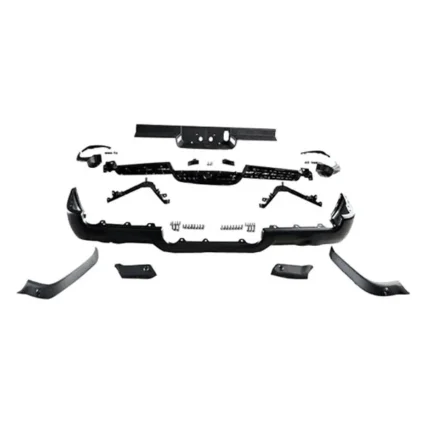Bumper Assembly Rear Dual Exhaust w/o Adv Park w/Park Snsr for Ram 1500 Limited Laramie Sport Big Horn Lone Star SLT SXT Laramie Longhorn HFE Longhorn Laramie Sport ST Hemi Sport Special Service TRX Limited Longhorn TRX Launch Edition Big Horn OffRoad 2019–2024