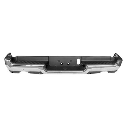 Bumper Assembly Rear Dual Exhaust w/Adv Park w/Park Sensor Chrome for Ram 1500 Limited Laramie Sport Big Horn Lone Star SLT SXT Laramie Longhorn HFE Longhorn Laramie Sport ST Hemi Sport Special Service TRX Limited Longhorn TRX Launch Edition Big Horn OffRoad 2019–2024