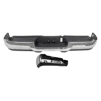 Bumper Assembly Rear w/o Park Assist w/o Rear Fog Lamps Chrome for Ram 2500 3500