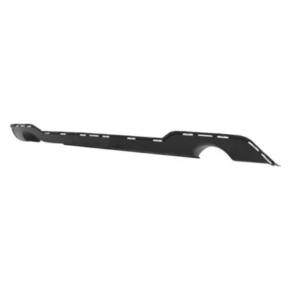 Bumper Valance / Grille Kit Rear Dual Exhaust Matte Dark Gray Panel for Dodge Avenger 2011–2014