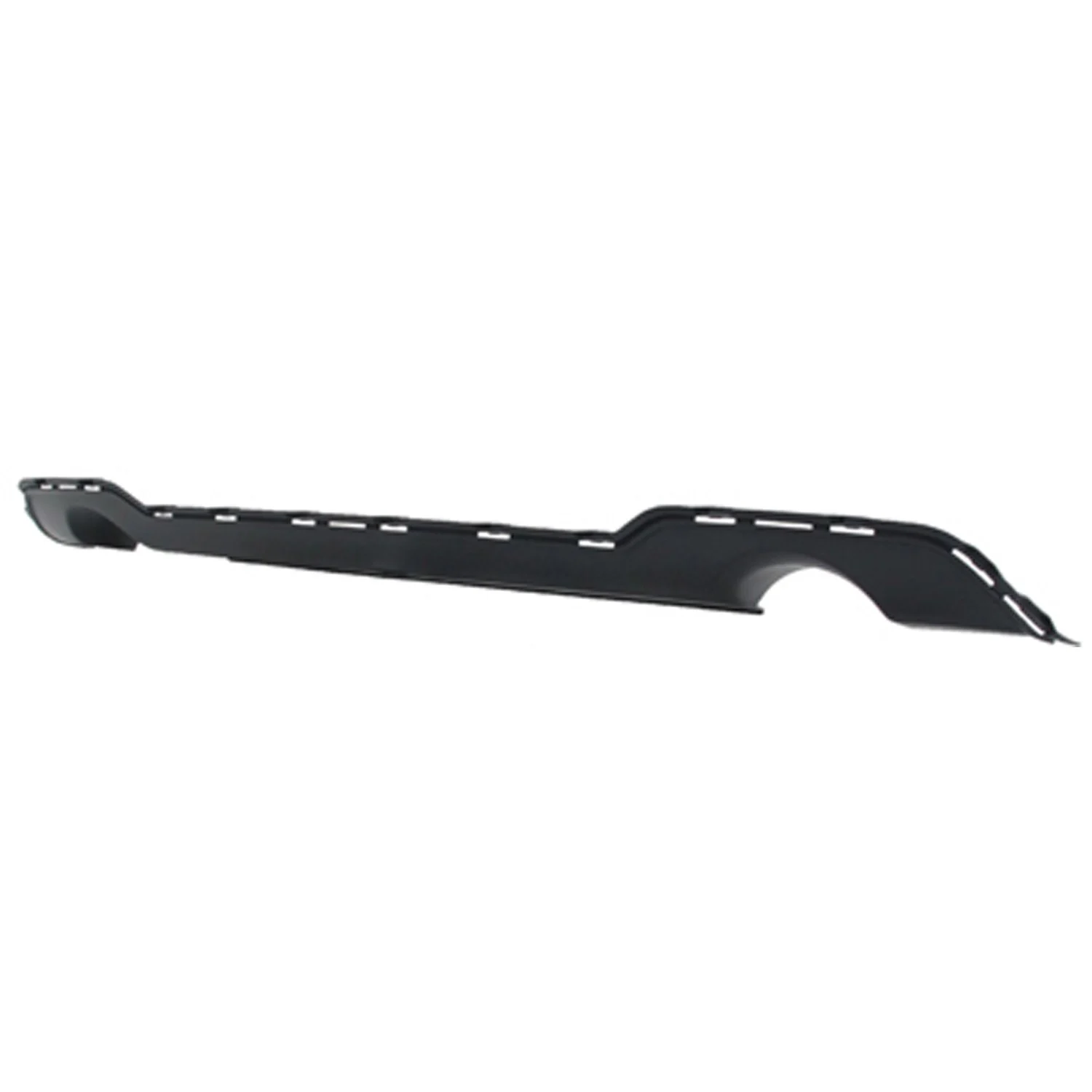 Bumper Valance / Grille Kit Rear Dual Exhaust Matte Dark Gray Panel CAPA for Dodge Avenger 2011–2014