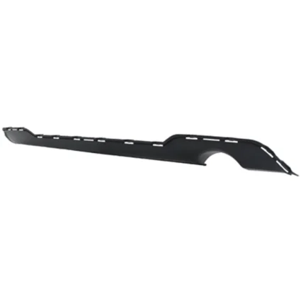 Bumper Valance / Grille Kit Rear Single Exhaust Matte Dark Gray Panel CAPA for Dodge Avenger 2011–2014