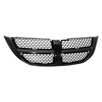 Grille Assembly 1-Piece Design Black for Dodge Caravan 2001–2004