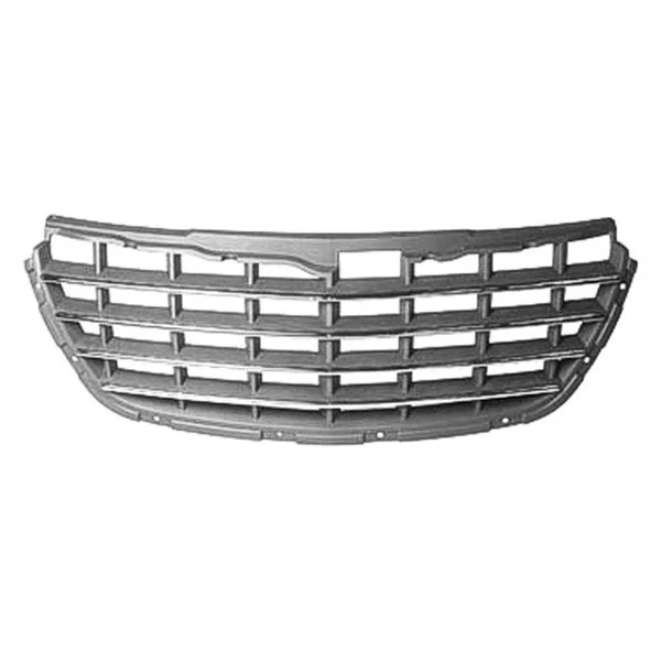 Grille Assembly Gray w/Chrome Molding for Chrysler Pacifica Limited Touring 2005–2006