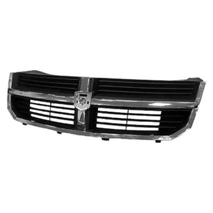 Grille Assembly Matte Black w/Chrome Frame for Dodge Avenger 2008–2010
