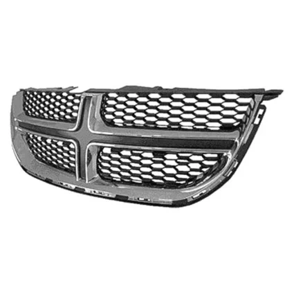 Grille Assembly Chrome/Black for Dodge Grand Caravan 2011–2020