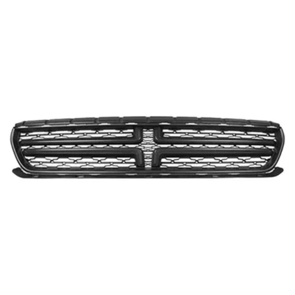 Grille Assembly w/o Hood Scoop Flat Black for Dodge Charger 2015–2022