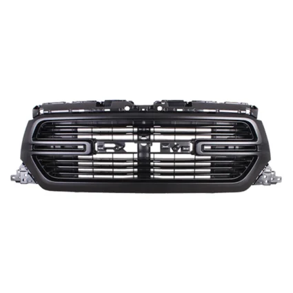 Grille Assembly w/Surround View Camera Black/Chrome Surround for Ram 1500 Laramie Longhorn Laramie Sport 2019–2020