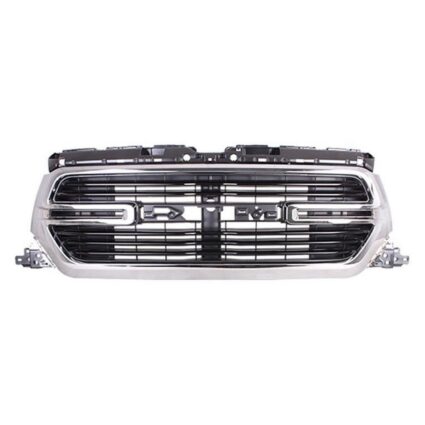 Grille Assembly w/Surround View Camera Black Chrome for Ram 1500 Laramie Big Horn Laramie Longhorn Laramie Sport 2019–2022