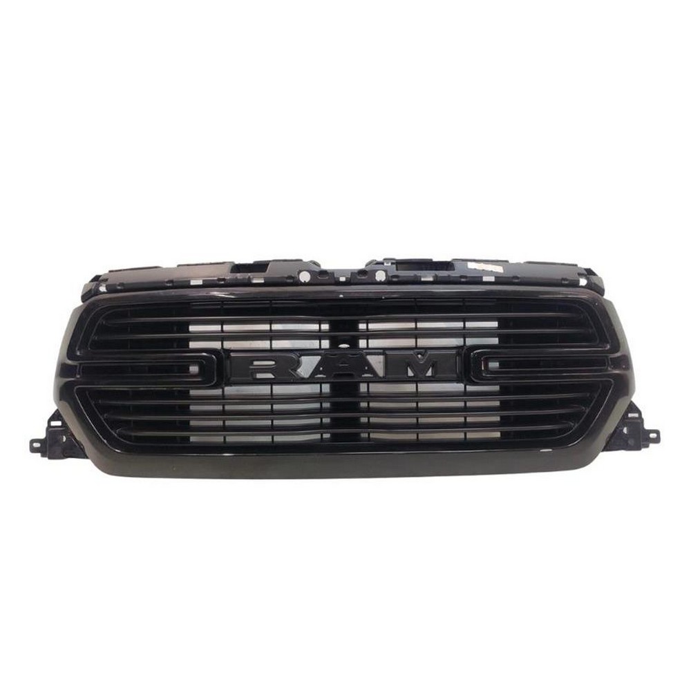 Grille Assembly w/o Surround View Camera Body Color Grille for Ram 1500 2019–2022