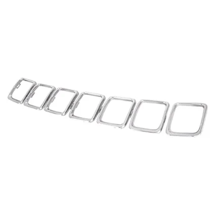 Grille Molding Trim Rings Chrome for Jeep Compass 2017–2021