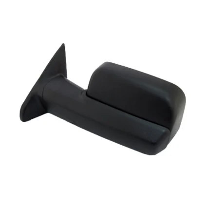 Door Mirror Assembly Left Manual Non-Heated Trailer Tow Type Textured Black for Ram 3500 1500 2500 1500 Classic