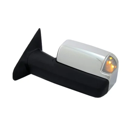Door Mirror Assembly Left Power Heated Trailer Tow Type Chrome for Ram 1500 2500 3500 1500 Classic