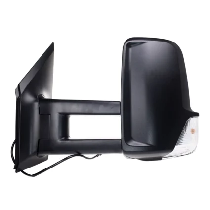 Door Mirror Assembly Left Power Heated w/Signal Lamp Extended Tow Type for Dodge Sprinter 2500 2007–2009