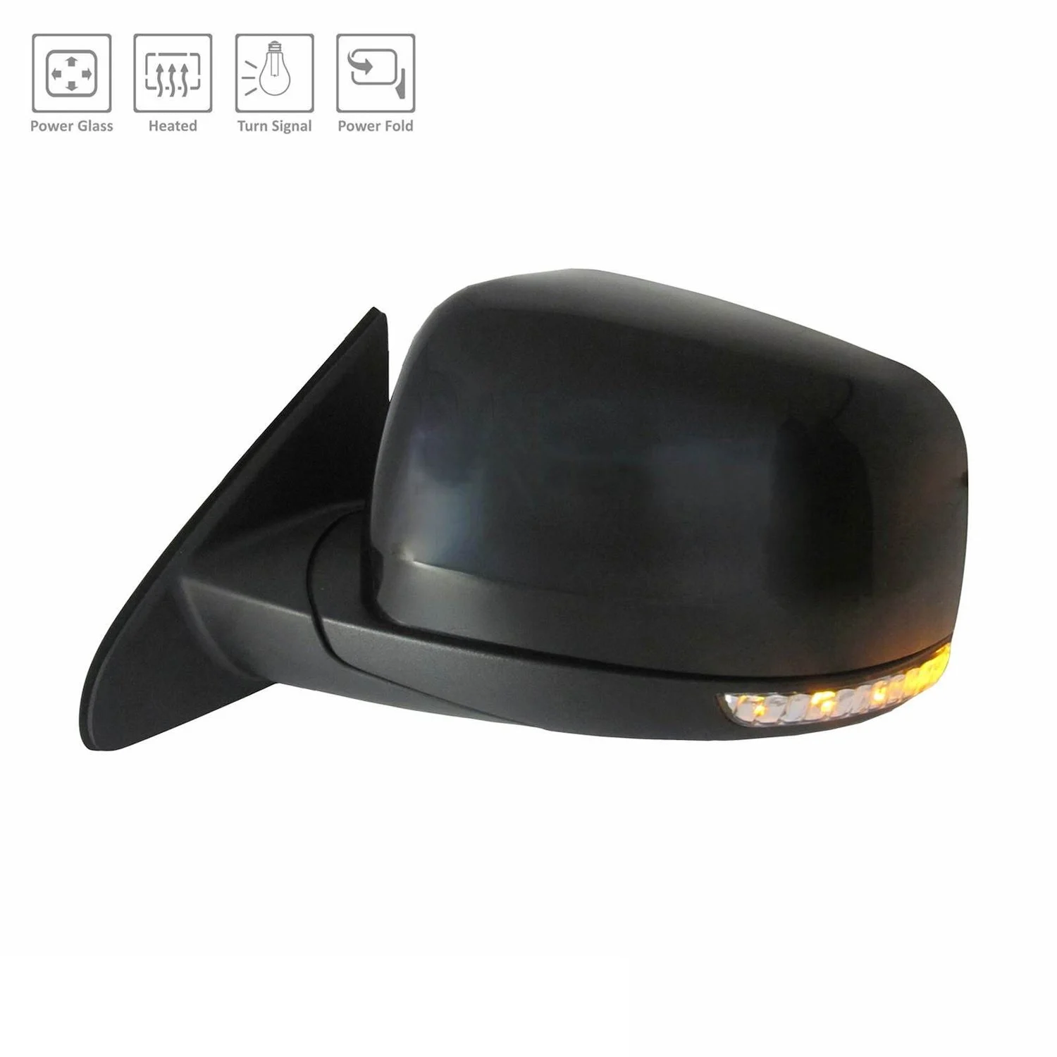 Door Mirror Assembly Left w/o Blind Spot Detection for Jeep Grand Cherokee Grand Cherokee WK