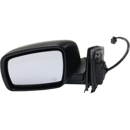 Door Mirror Assembly Left Power Heated Textured Black for Dodge Journey 2016–2020