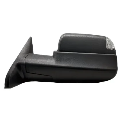 Door Mirror Assembly Left w/Towing Pkg w/o Blind Spot Sensor w/Memory Black for Ram 2500 3500