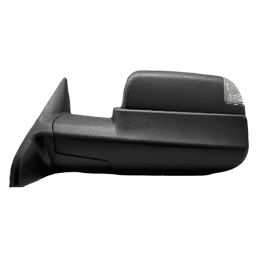 Door Mirror Assembly Left w/Towing Pkg w/o Blind Spot Sensor w/Memory Black for Ram 2500 3500