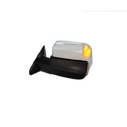 Door Mirror Left w/Towing Pkg w/BSD w/o Surround View w/Memory Chrome for Ram 2500 3500