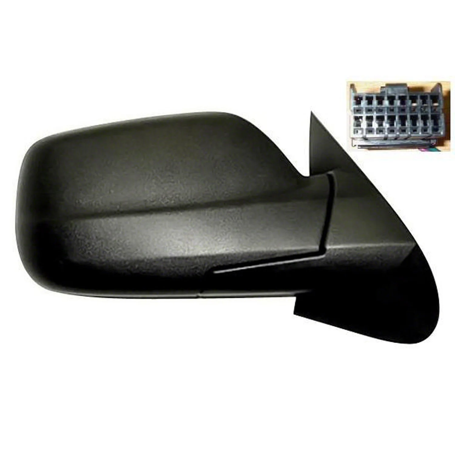 Door Mirror Assembly Right Heated w/Memory Black for Jeep Grand Cherokee 2005–2010