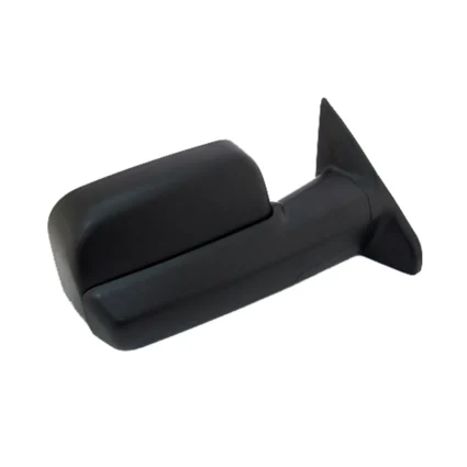 Door Mirror Assembly Right Manual Non-Heated Trailer Tow Type Textured Black for Ram 3500 1500 2500 1500 Classic