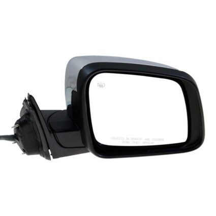 Door Mirror Right w/Memory w/o Blind Spot Detection w/o Dimming Chrome for Jeep Grand Cherokee 2014–2018