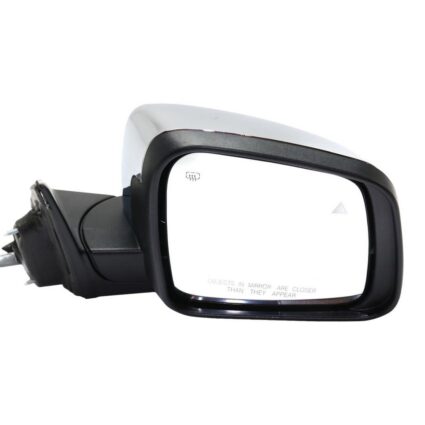 Door Mirror Right w/Blind Spot Detection w/o Auto Dimmer Chrome for Jeep Grand Cherokee Grand Cherokee WK