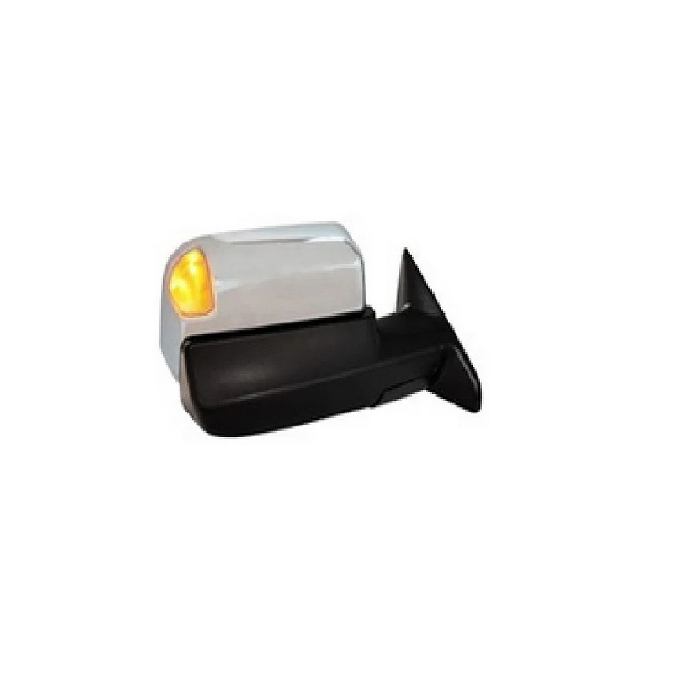 Door Mirror Right w/Towing Pkg w/BSD w/o Surround View w/Memory Chrome for Ram 2500 3500