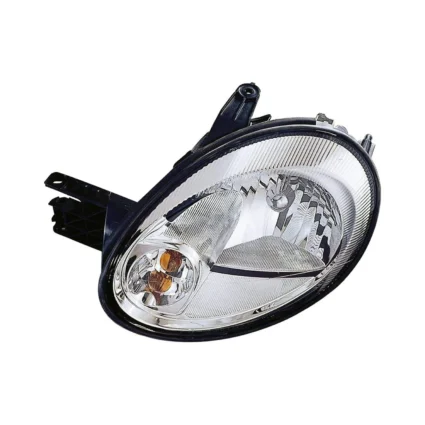 Headlight Assembly Composite Left w/o Headlamp Level System From 5/12/03 w/Chrome Bezel Includes Bulb for Dodge Neon 2003–2005