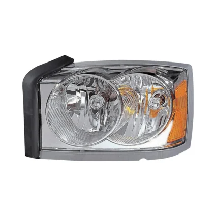 Headlight Assembly Composite Left w/o Bulbs or Sockets CAPA for Dodge Dakota 2005