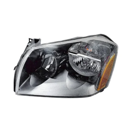 Headlight Assembly Composite Left Black Bezel for Dodge Magnum 2005–2007