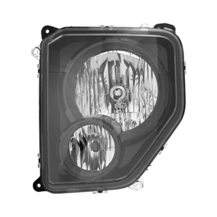 Headlight Assembly Composite Left w/Black Bezel for Jeep Liberty 2010–2012